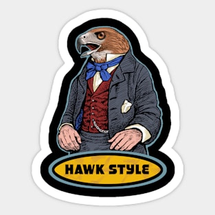 Hawk style Sticker